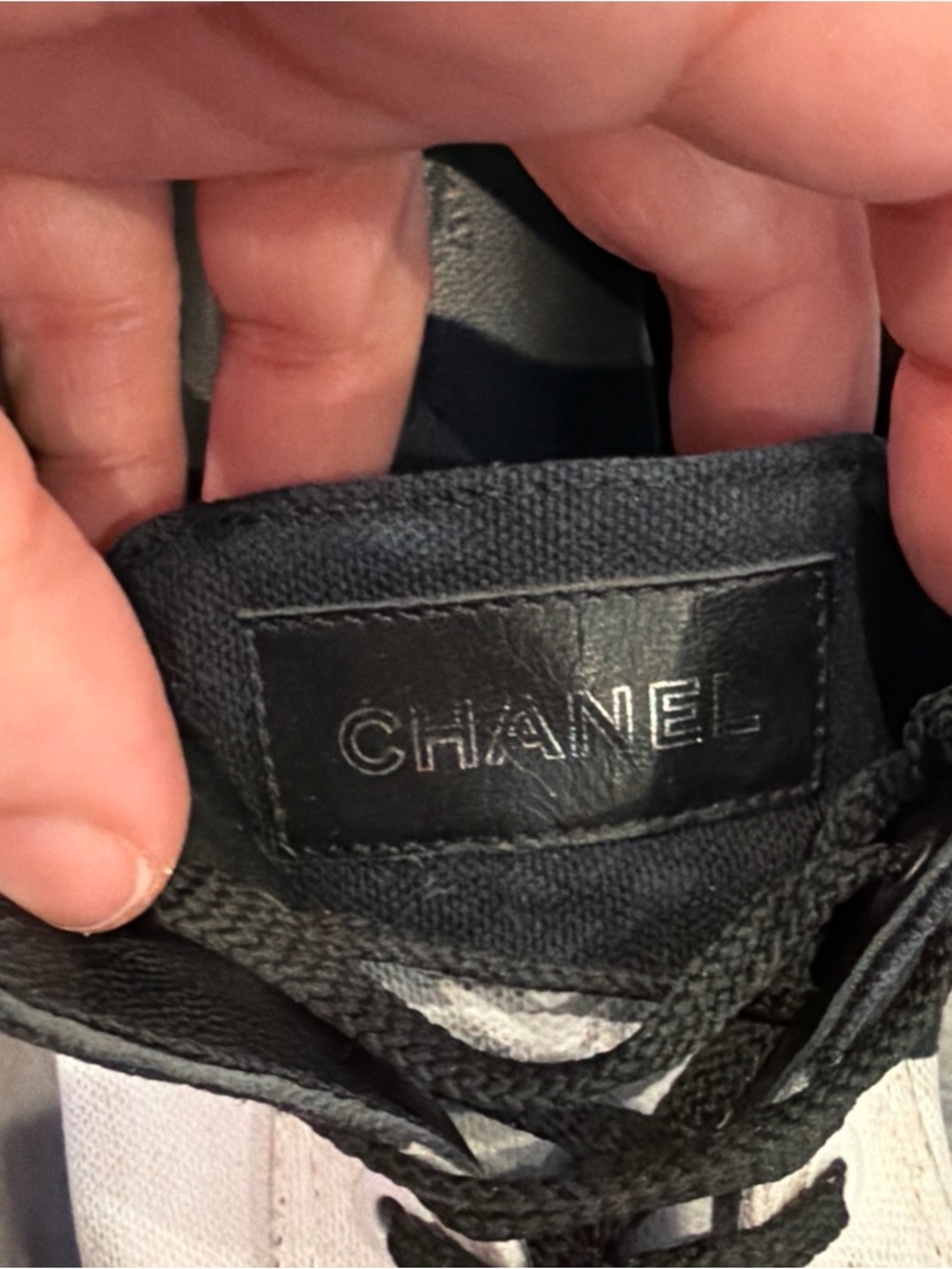 Chanel Navy & White canvas logo Sneakers 
EU 37.5 US 7.5 - Picture 10 of 15